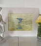 Kingfisher Reflection .Original watercolour by Christopher Hughes - Image 2