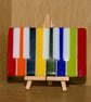 Multi-coloured Fused Glass Keyboard Plaque - 9291 - Image 4