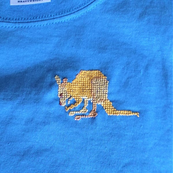 Kangaroo T-shirt age 6 (Gildan Youth XS)