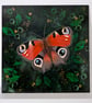 Peacock Butterfly Acrylic Painting - Image 1