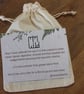 Handmade Ceramic Earrings UK; Speckled Blue Glazed Dangle, Foraged Bristol Clay  - Image 8