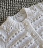 16"  Round Neck Eyelet Cardigan - Image 3