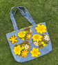 Retro style tote bag - Vintage style - Upcycled  - Image 1