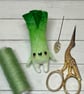 Spun Cotton Miniature Leek Doll