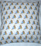 Winnie the Pooh and Eeyore sitting together cushion - Image 1