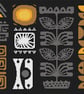 260 - Aztec Tribal Cross Stitch Pattern: Scandinavian 60s Style (PDF Chart) - Image 2
