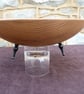 CHUNKY ACACIA BOWL, ON THREE LEGGS  FOODSAFE TREATED - Image 2