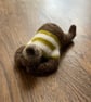 Needle Felted bear relaxing  - Image 2