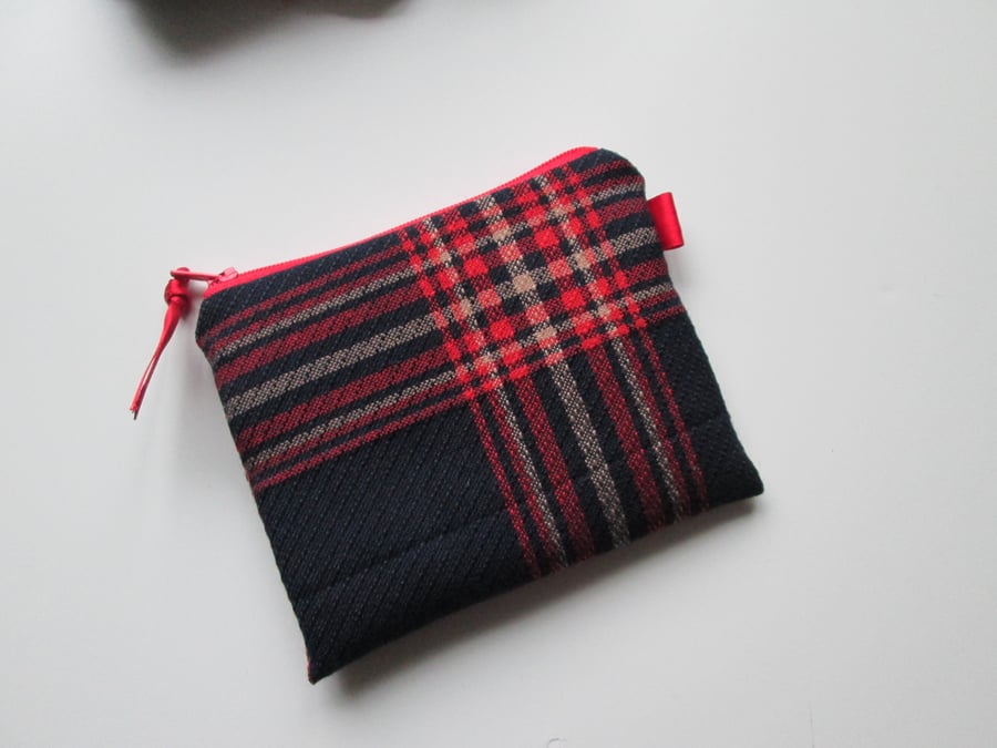 Tartan  Coin Purse