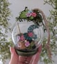 Magic Witches Hat and Broom (Turquoise) OOAK Handmade - Image 2