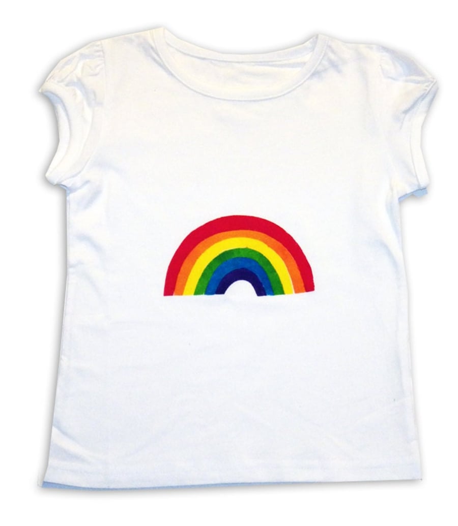 Girls Rainbow T-Shirt, Rainbow Clothing 