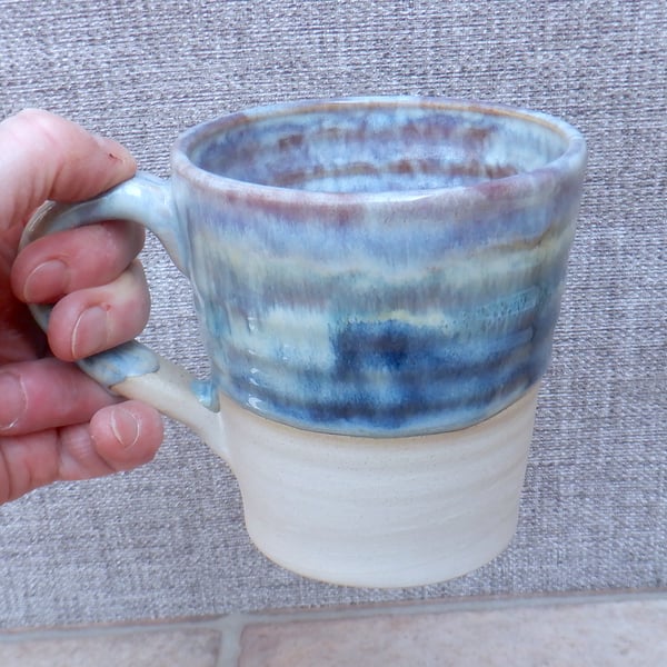 Coffee mug tea cup stoneware pottery wheel handmade ceramic