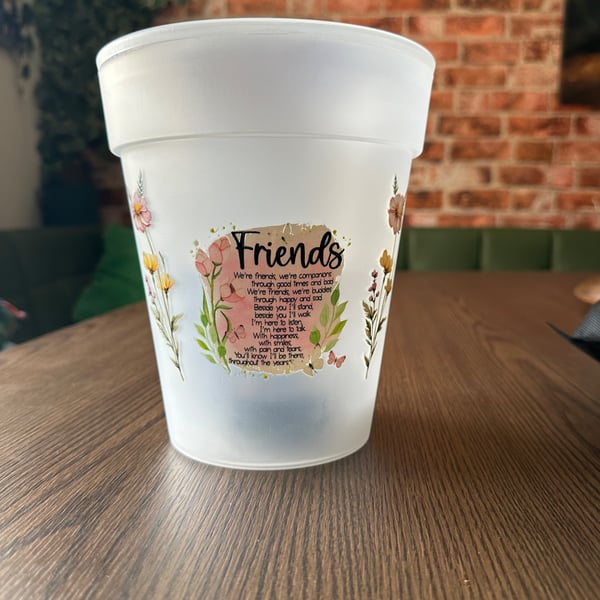 Solar Powered Plant Pot - Friend - FREE POSTAGE