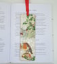 Robin wooden bookmark,  Christmas stocking filler gift, garden bird bookmark  - Image 2