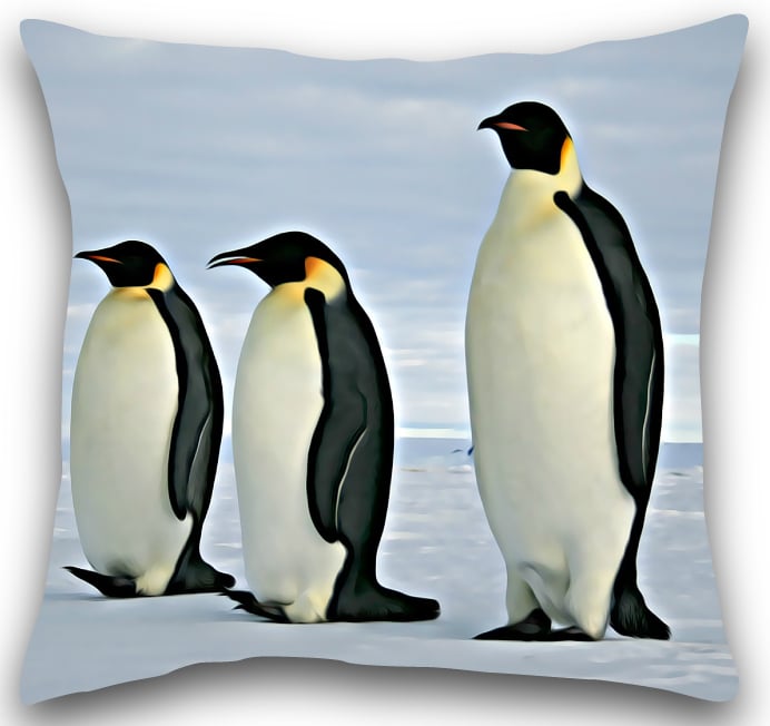 penguin Cushion penguin cushion cover