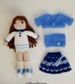 Knitted doll, Interior doll, Girls room decor, Collection doll, Gift for girl - Image 4
