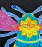 The Dusk Bee - Handmade Textiles Statement Necklace - Image 6