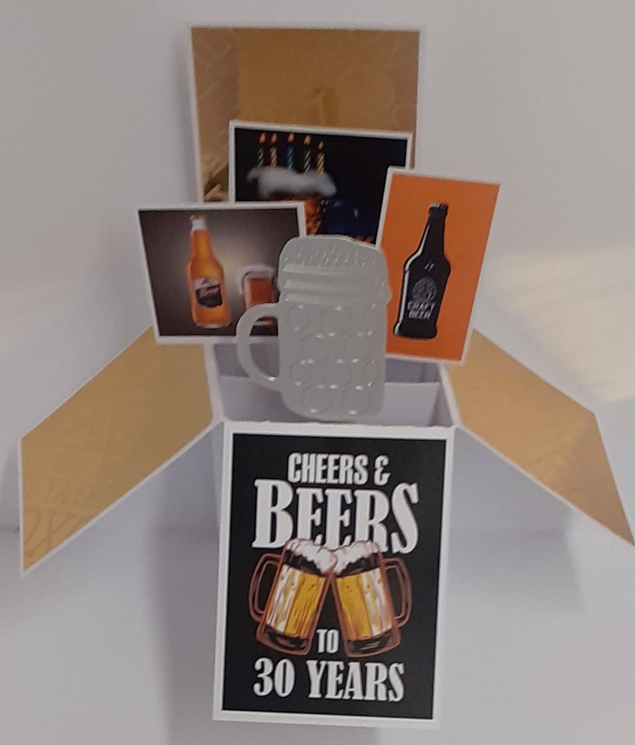 Men's 30th Birthday Card 