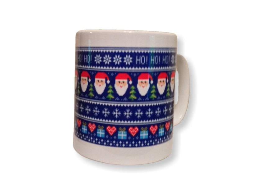 Christmas Jumper Design Mug. Funny Christmas Jumpers Mugs for xmas 