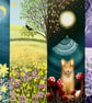 Four Seasons, blank greetings card pack - Image 2