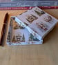 Christmas 'Fireside Santa'- A handmade, ultra-thin, gift box