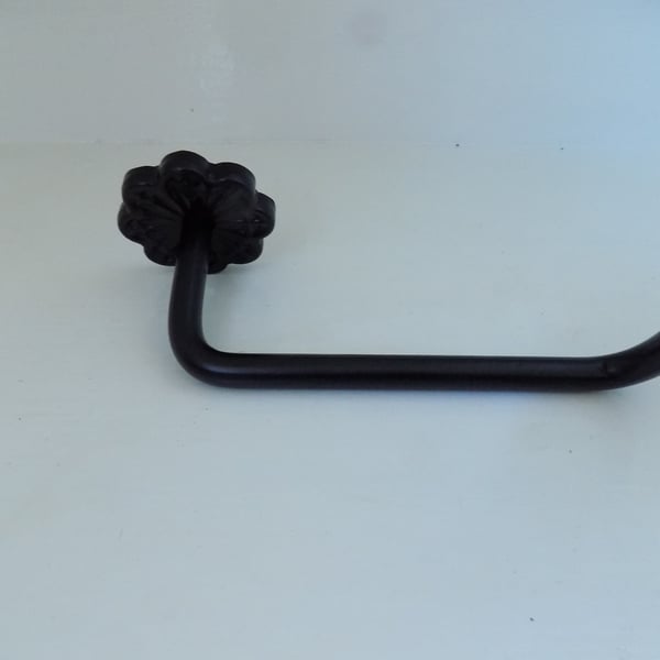 Toilet Roll Holder...................Wrought Iron (Forged Steel)FREE Fitting Kit