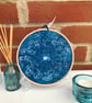  Original Art gift, Cyanotype Dill Flower in a Hoop. - Image 5