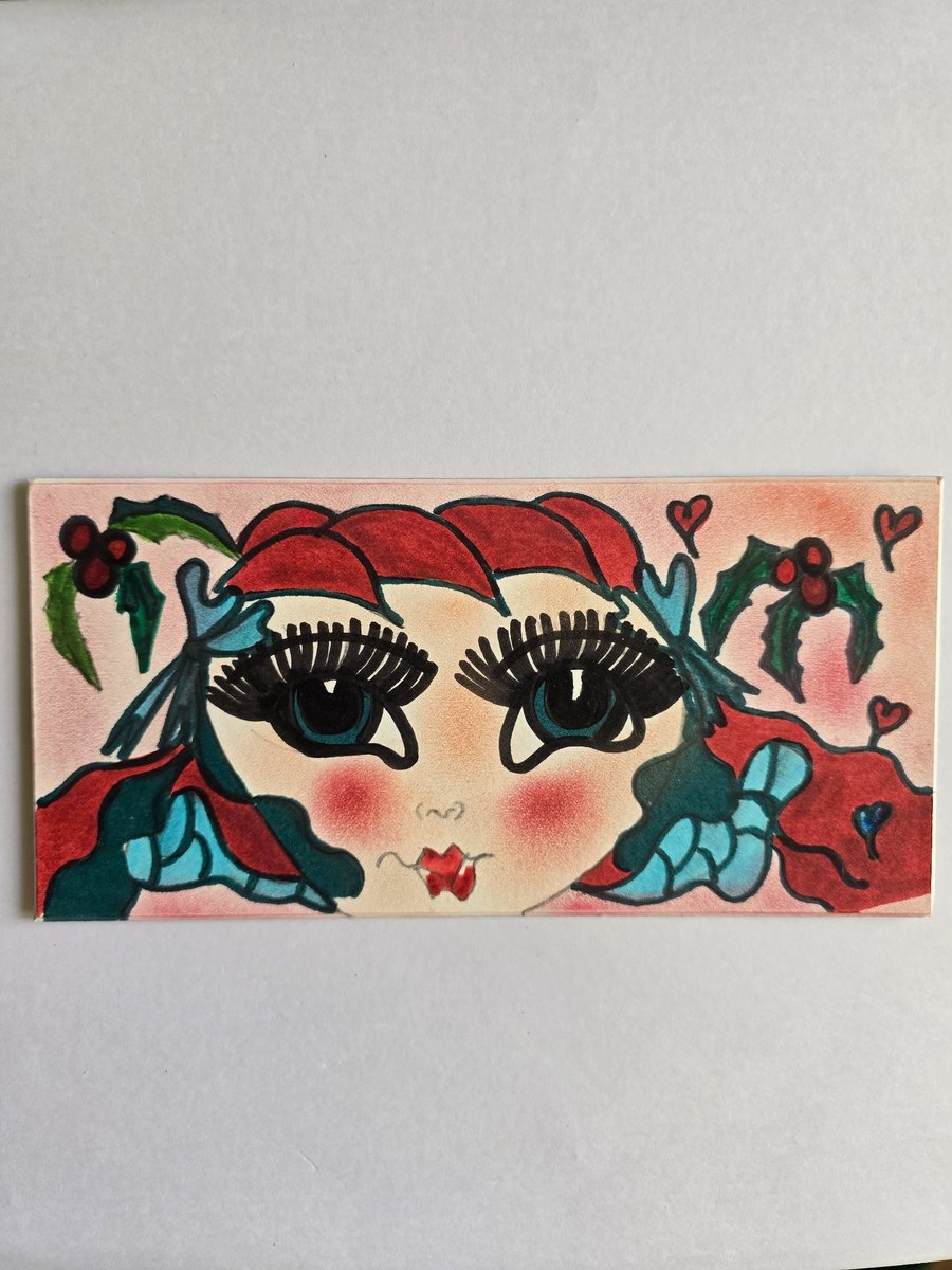 Christmas Fairy Drawing 