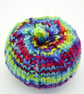 Hand knitted rainbow pumpkin pin cushion  - Image 2