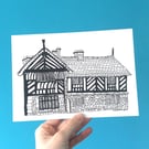 Bishops' House A5 Illustrated Print