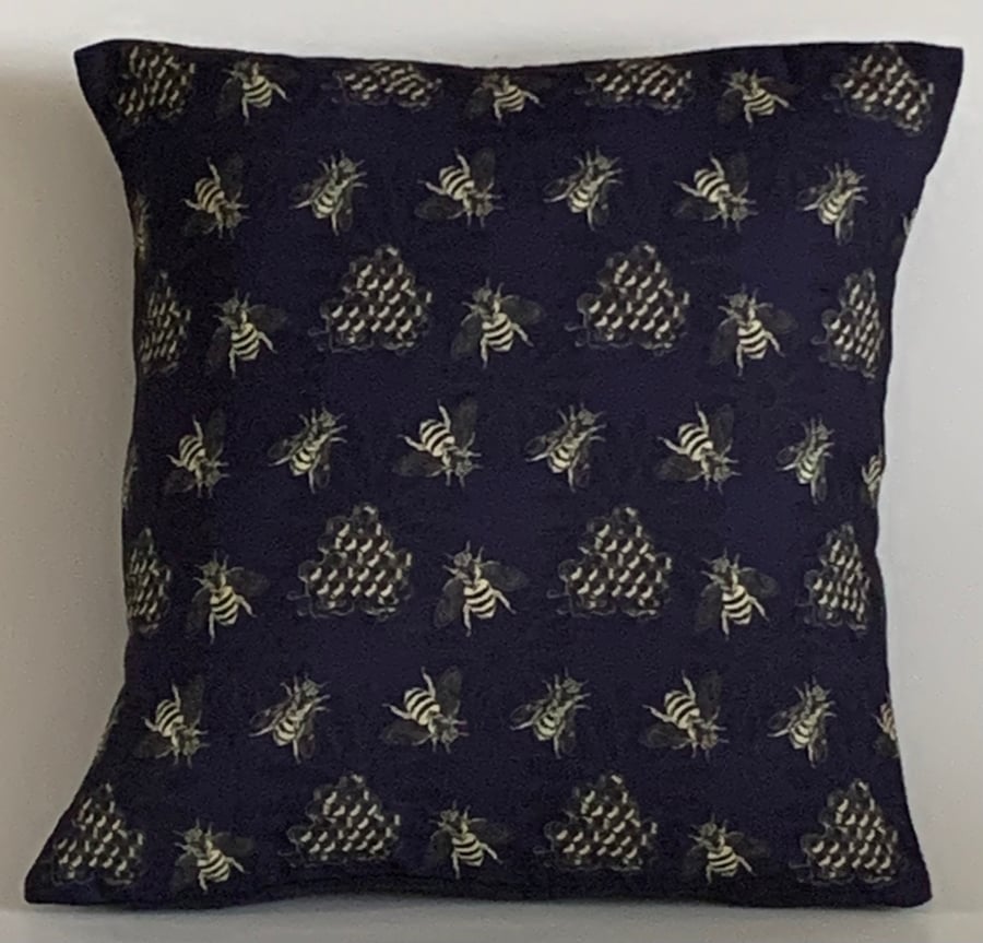 Beautiful Gold Bee Cushion Cover 