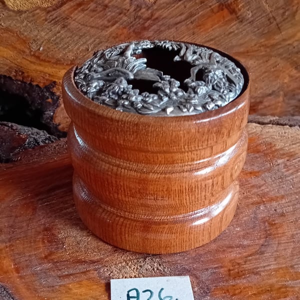 Potpourri pot. Hand turned. 