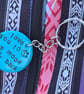Love You To The Moon & Back Pebble Keyring  - Image 3