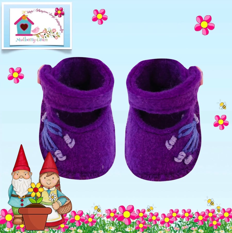 Reserved for Connor - Embroidered Magenta Shoes