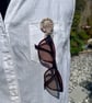 Glasses Holder Brooch - Carnival Beige - Image 3
