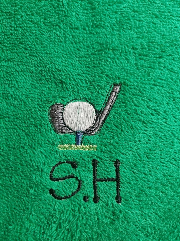 Personalised Golf Towel, Handmade Golf Towel perfect gift, Christmas, Birthday, 