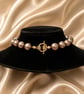 Bronze Metallic Shell Pearl Knotted Necklace - Image 4