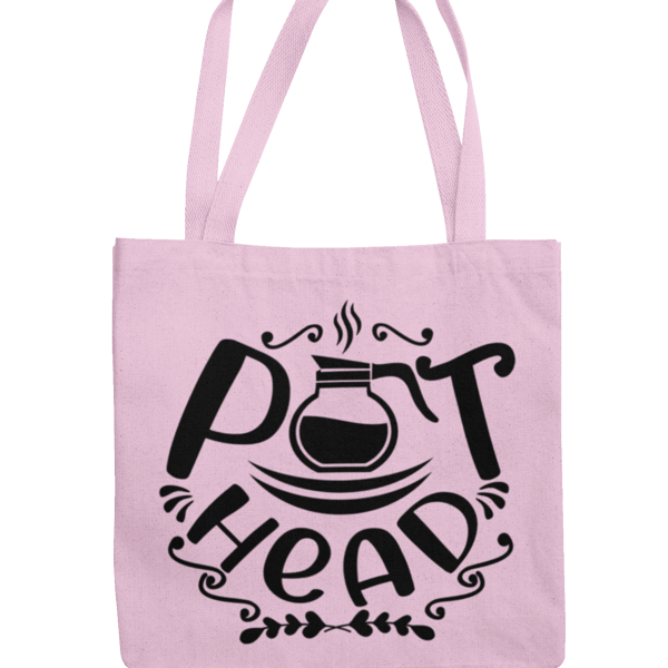 Pot Head - Funny Tea - Coffee Drinker Tote Bag