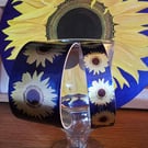 Connor's Sunflower Narrow Aluminium Cuff 