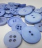 40g Mixed Light Blue Buttons - Image 4
