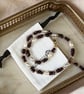 Garnet and Freshwater Pearl Necklace