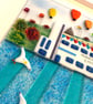 Tinside lido - Plymouth fused glass scene (MADE TO ORDER) - Image 4