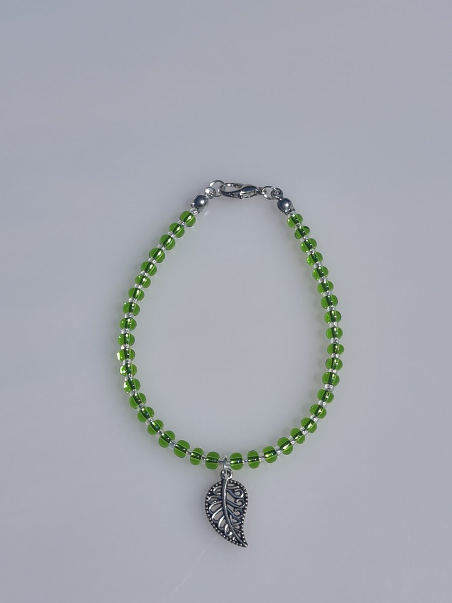 Green Leaf bracelet 