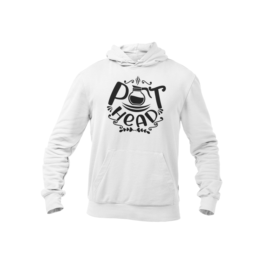 Pot Head Hoodie - Funny Tea - Weed Themed Hoodie