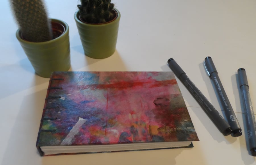 Hand stitched book Secret Belgian (book 1)