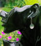  Blue-green Copper Dome Dangle  Earrings - Image 3