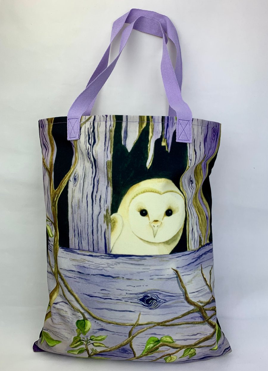 Tote Bag, Owl design 