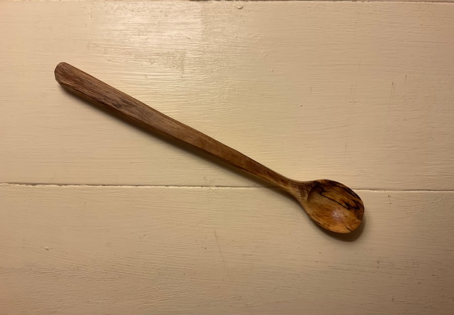 Spalted Sycamore Long-handled Teaspoon