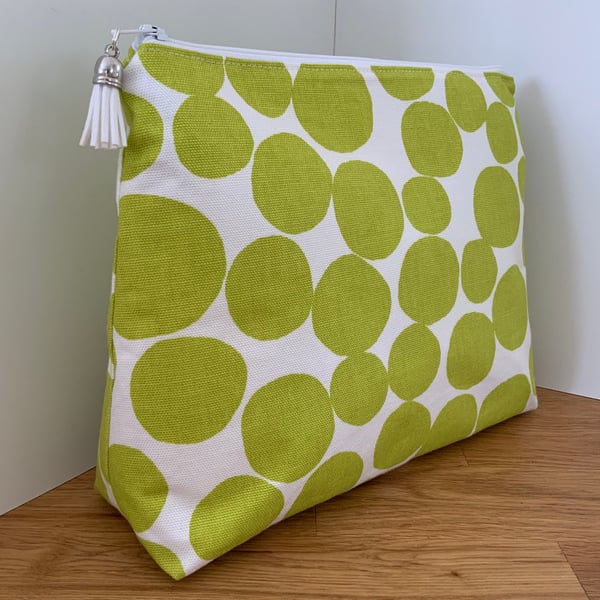 Toiletry Bag, Large Cosmetic Bag, Make Up Bag, Folksy