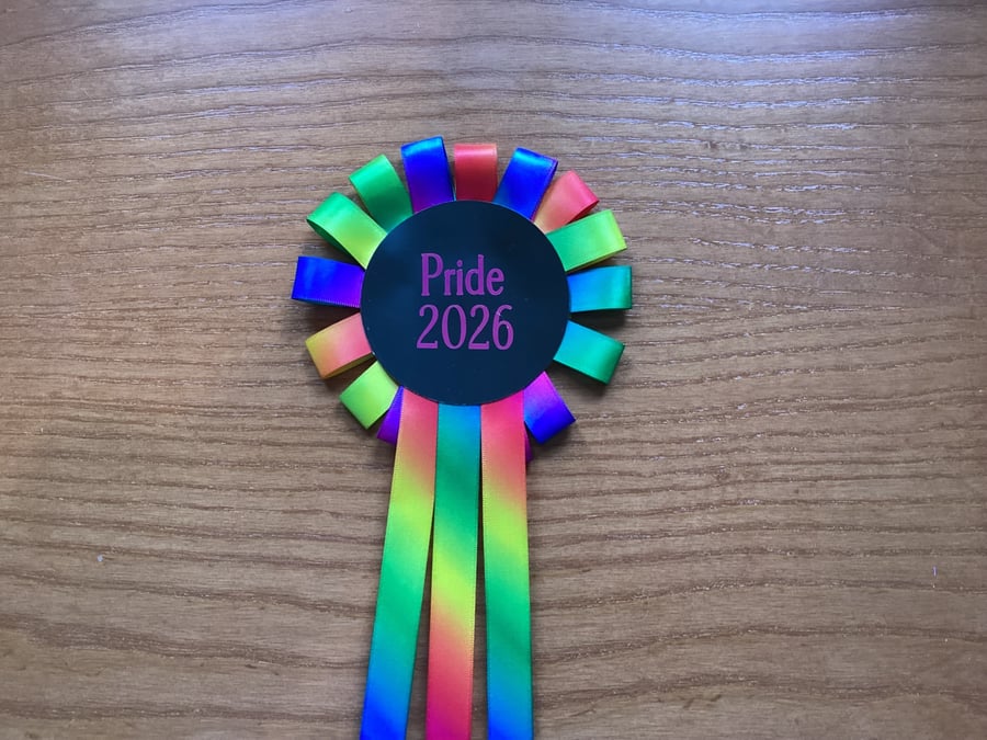 Pride Rosette